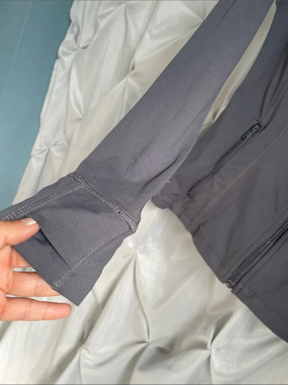 Women’s Charcoal Zip-Front active Jacket Size Small